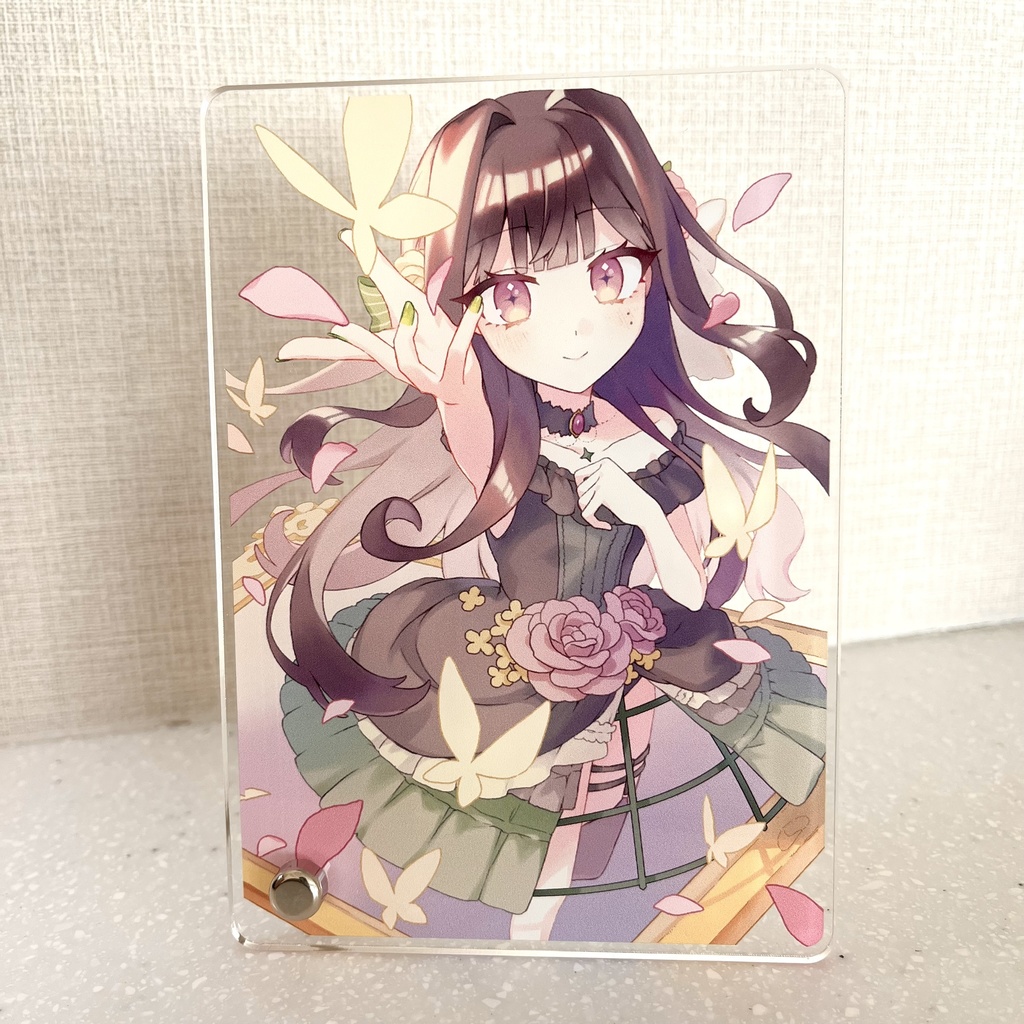 こしょチャンネル登録者数1000人記念グッズ　アクリルボード