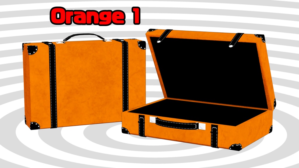 3Dモデル「レザートランクケース」