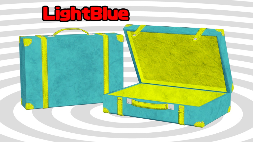 3Dモデル「レザートランクケース」