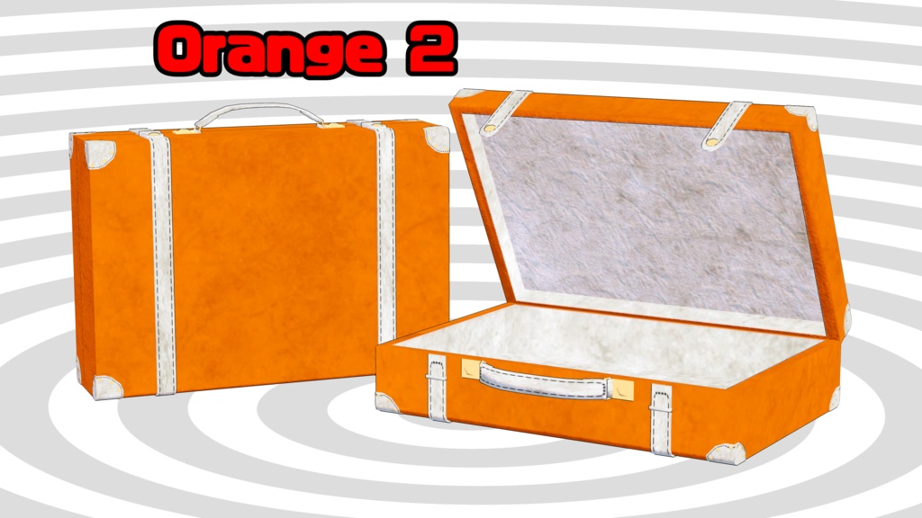 3Dモデル「レザートランクケース」