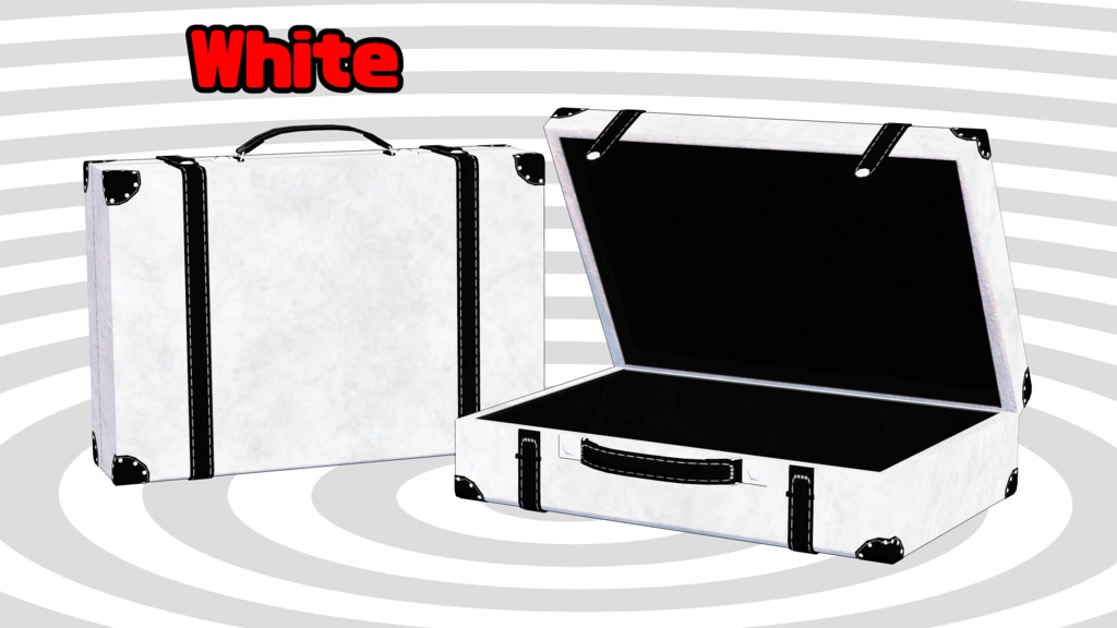 3Dモデル「レザートランクケース」