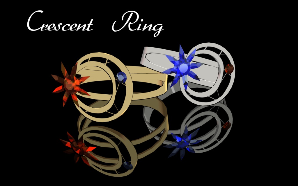 Crescent Ring【3Dモデル】