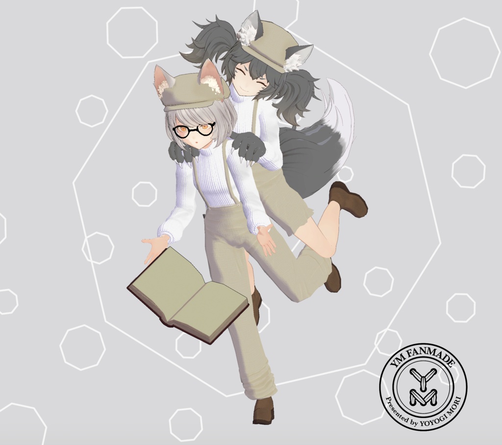 【YMファンメイド】セーター×オーバーオール -self-【YM Body Woman S対応】