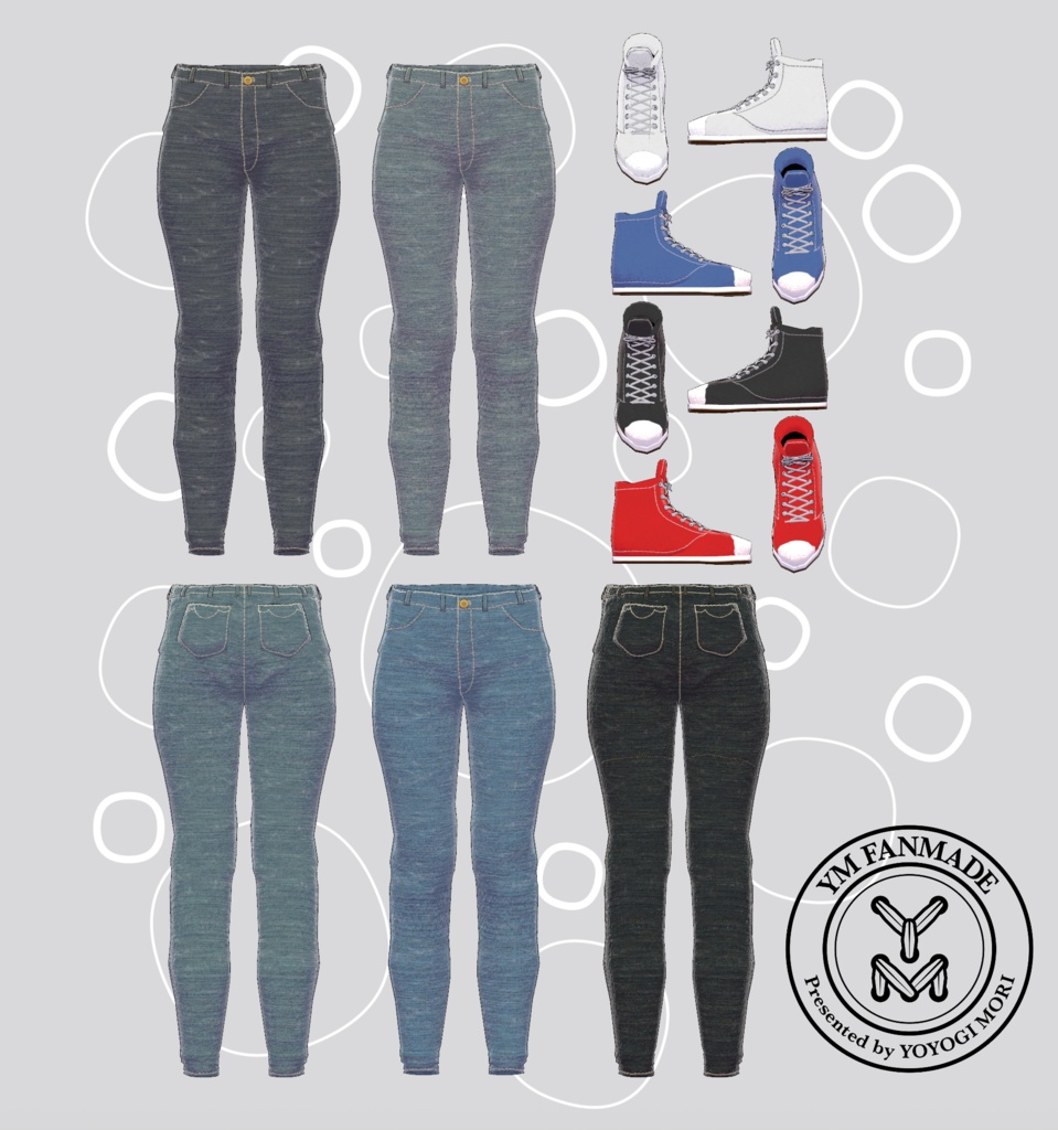 【YMファンメイド】ダウンジャケットセット -add-【YM Body Woman S / Men S対応】