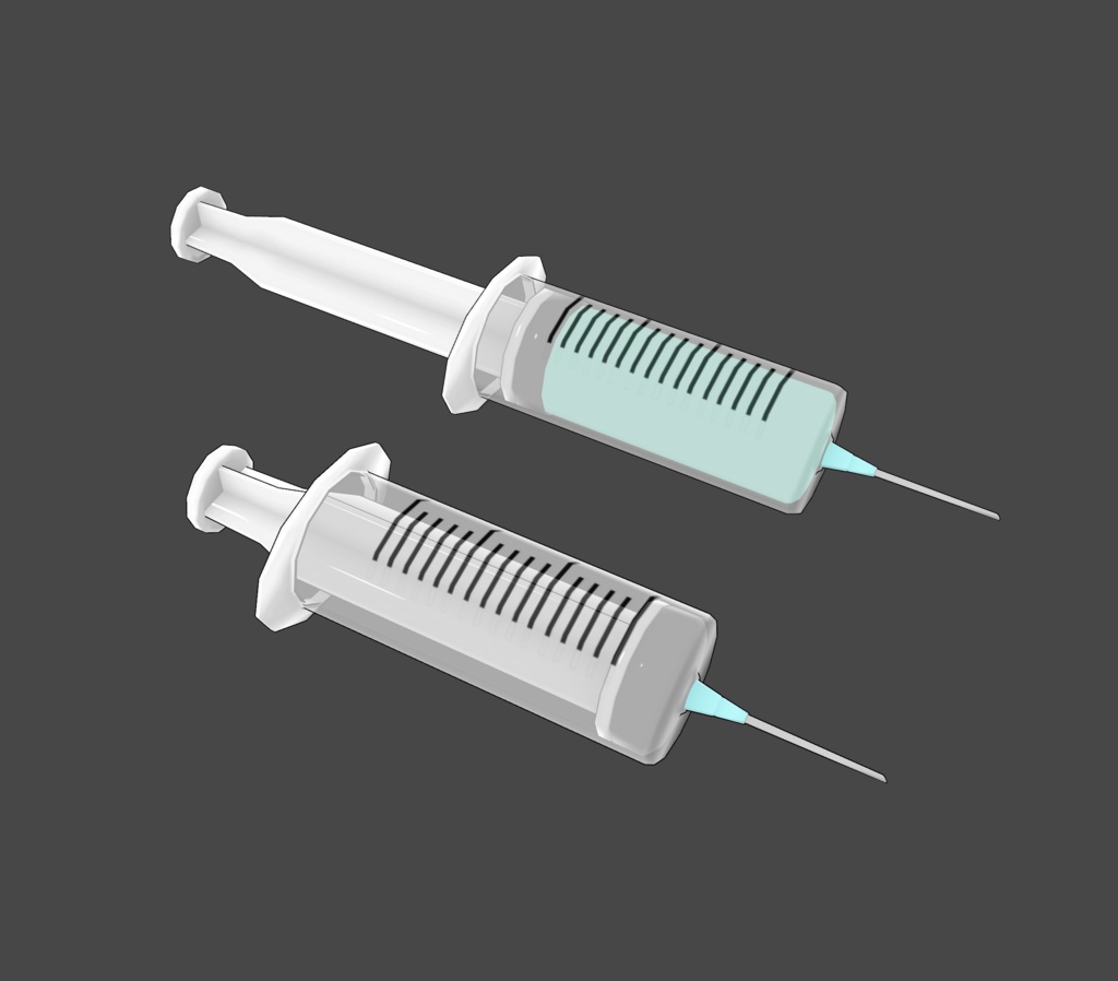 【3Dモデル】注射器【アバター向け】