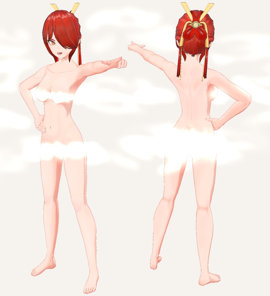 VRChat想定アバターモデル『冥-mei-』