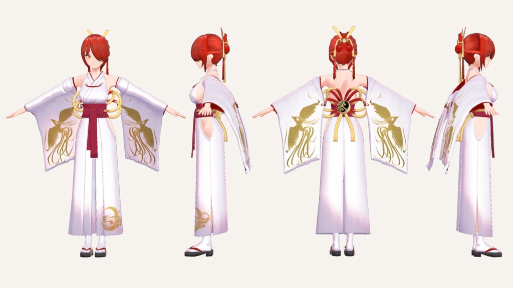 VRChat想定アバターモデル『冥-mei-』