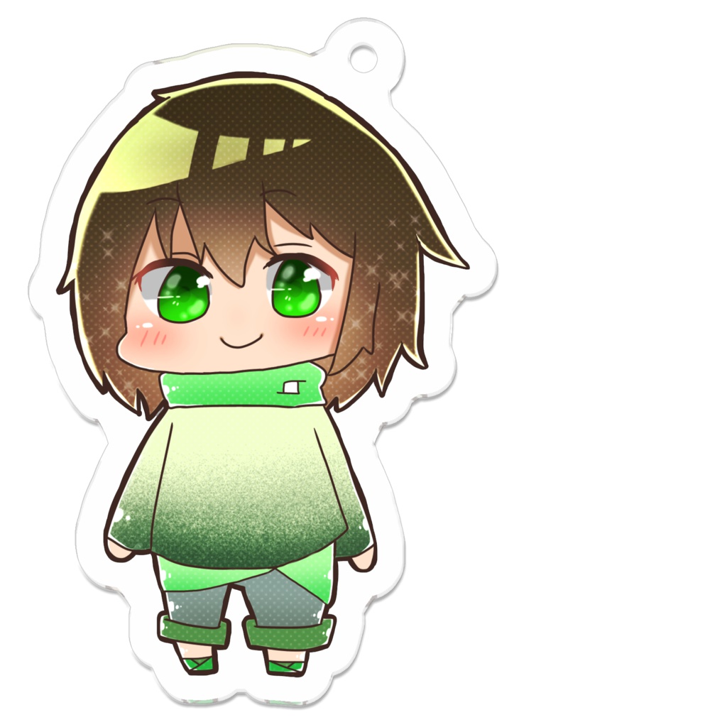 翠音ロマ_アクリルキーホルダー