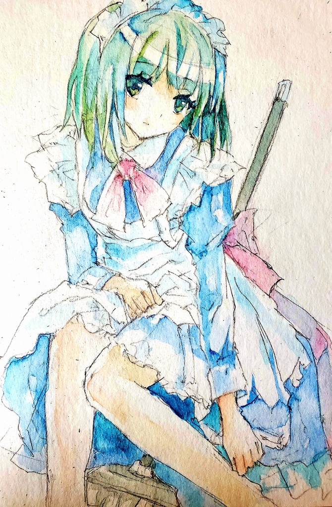 ポストカード原画 る～こと 東方Project