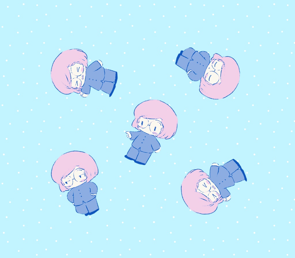 PVCクリアポーチ(いっぱいドリルサくん)