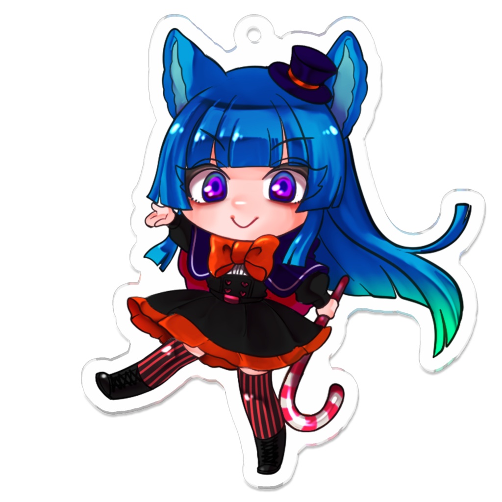 【Vtuber】軍荼利アルナ・ちびハロウィンアクキー