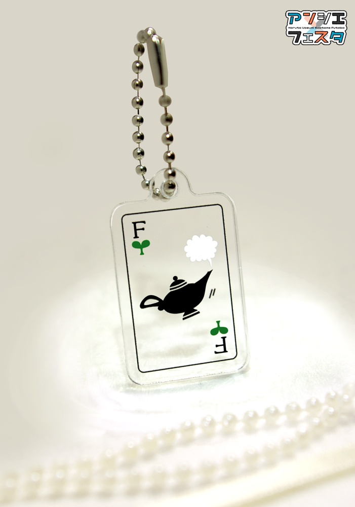 エンドカード公演風トランプ型チャーム付きポーチ