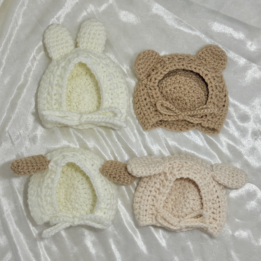 【にじぱぺっと】アニマル ボンネット