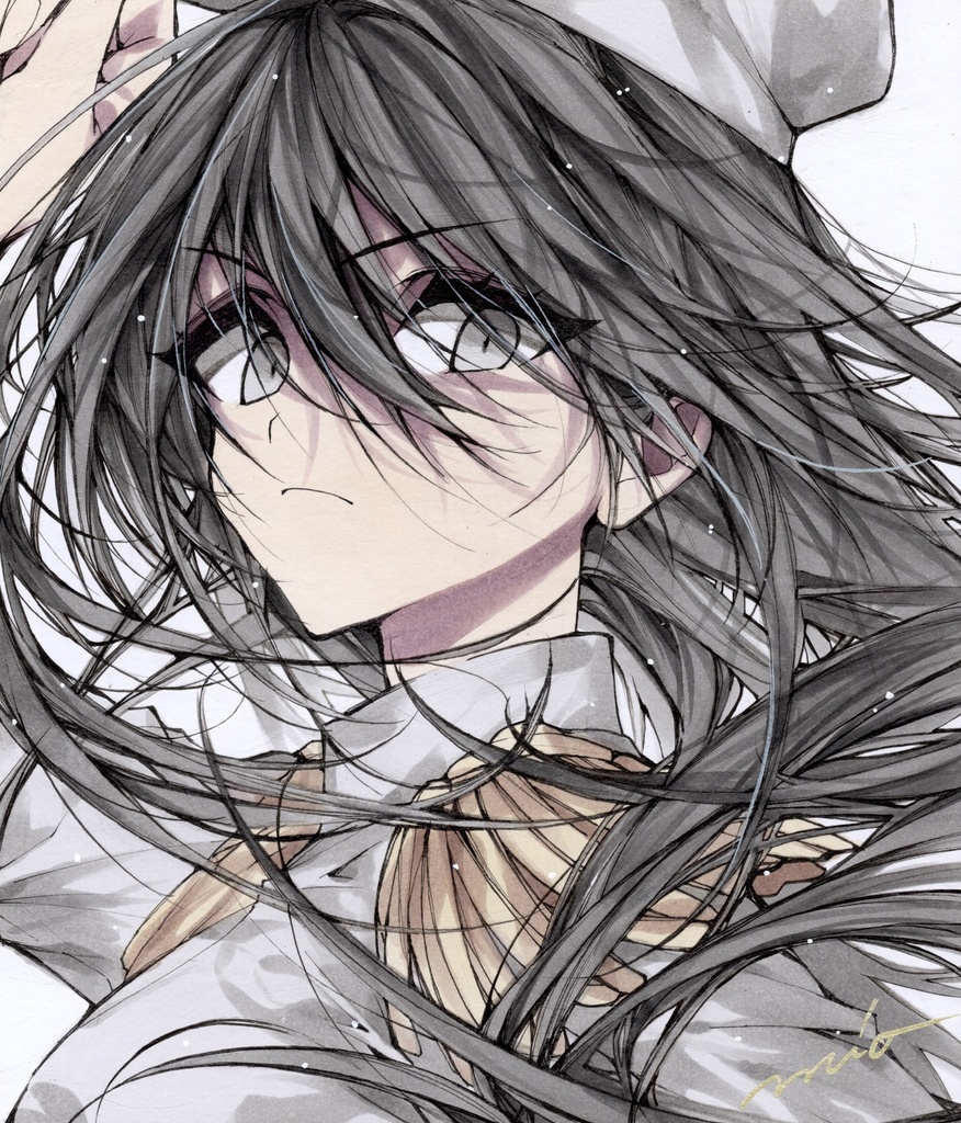 オリジナルキャラクター色紙