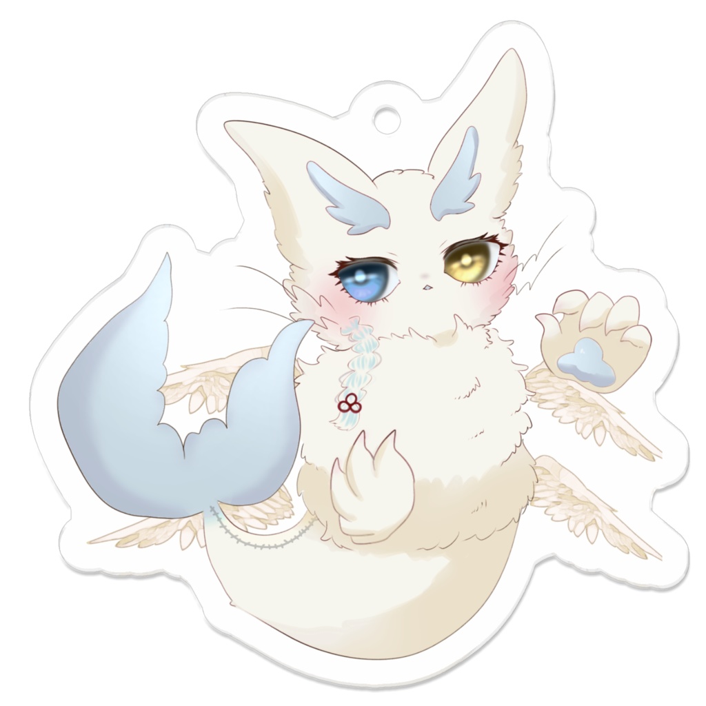 天使ぬいアクキー(通常ver.)