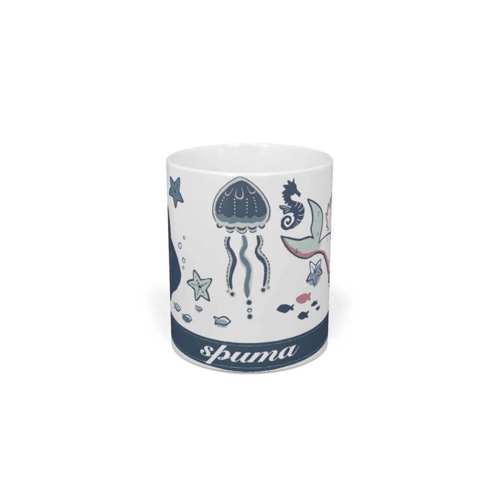 ぬいマグカップ泡沫マリン(ブルーorピンク)