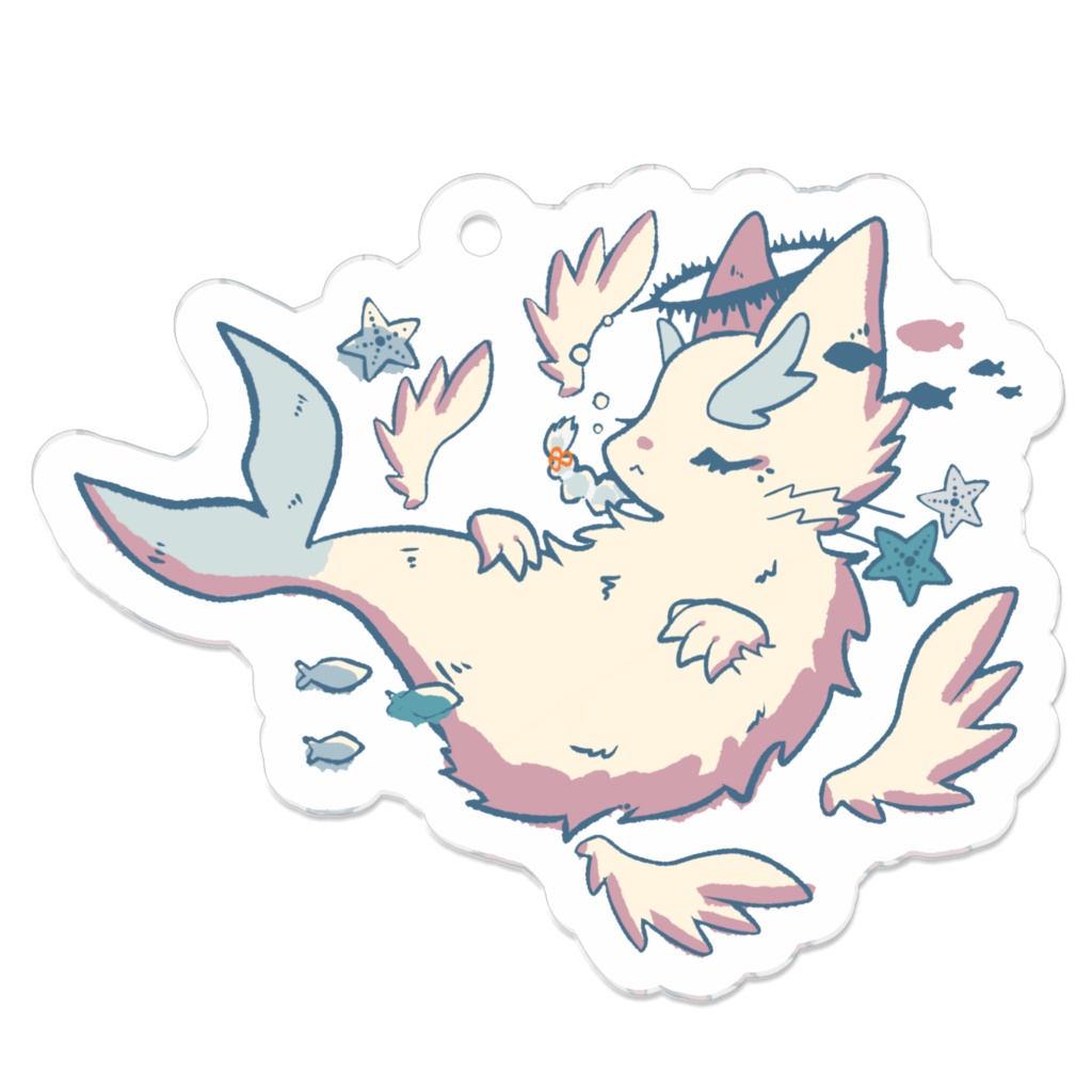 泡沫ぬいアクキー(通常ver.)