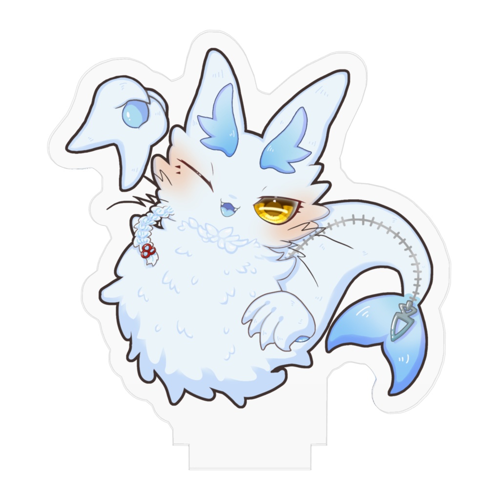 ぬいちゃんとチェキ(ピース)