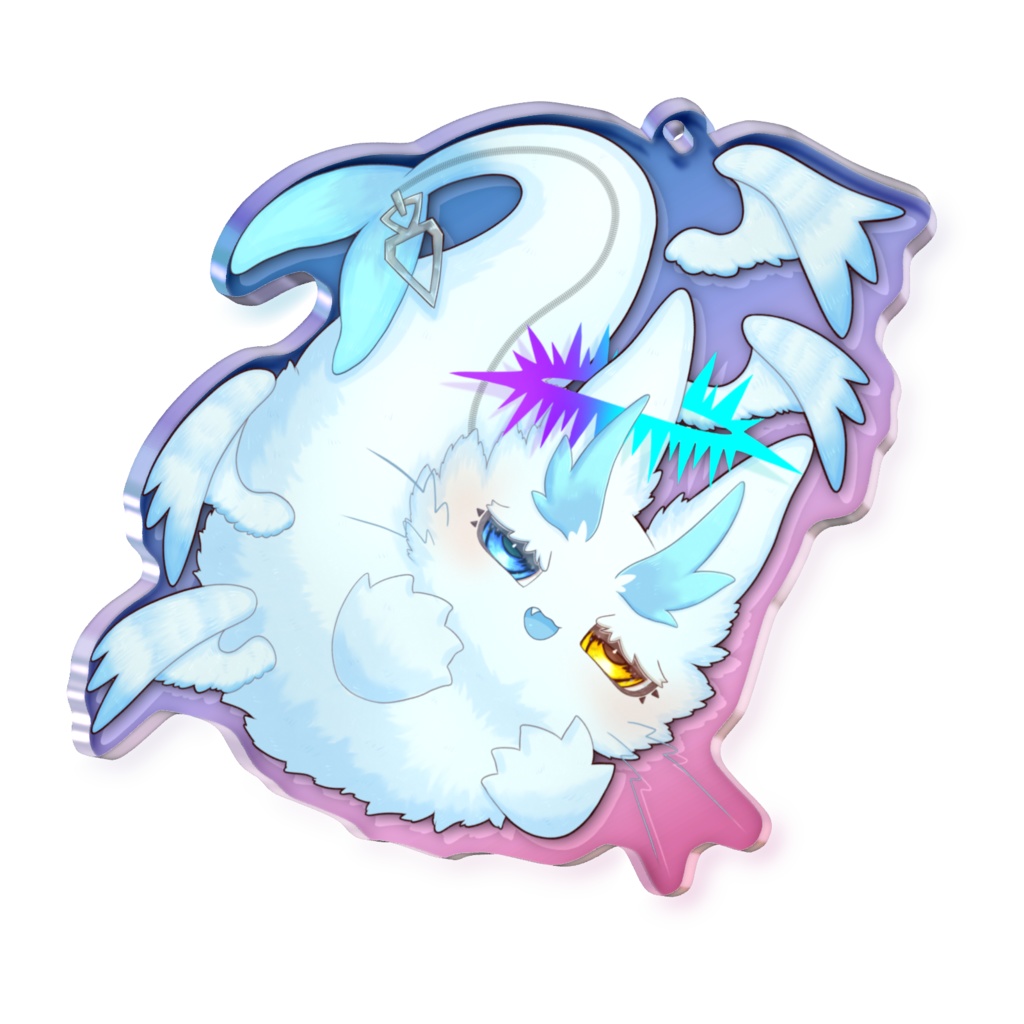 オーロラもふアクキー