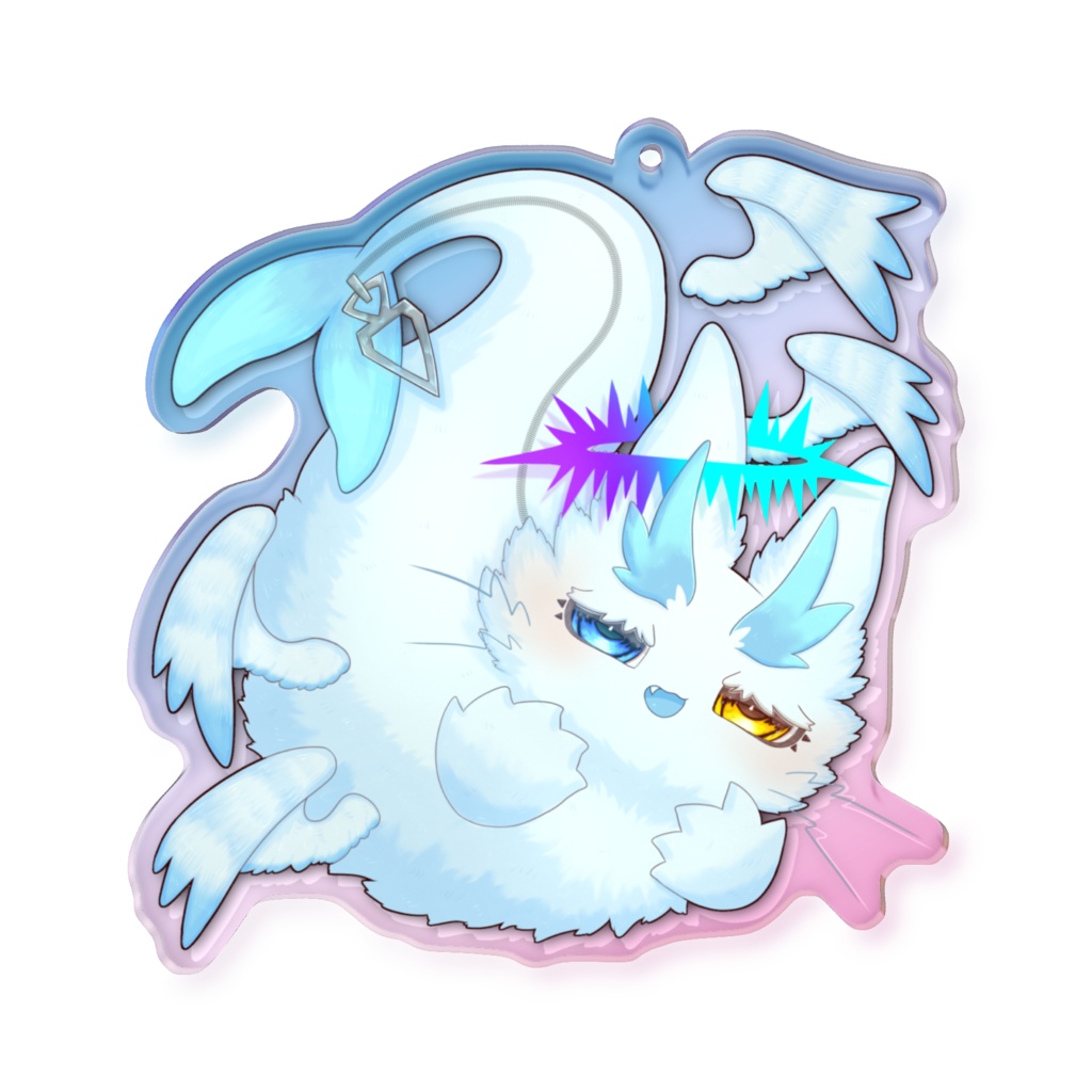 オーロラもふアクキー