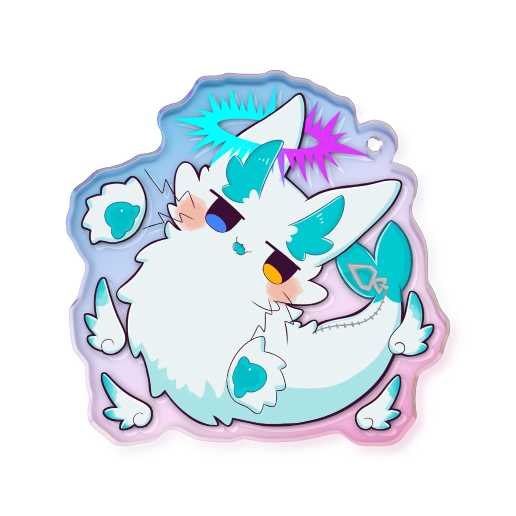 オーロラちびアクキー