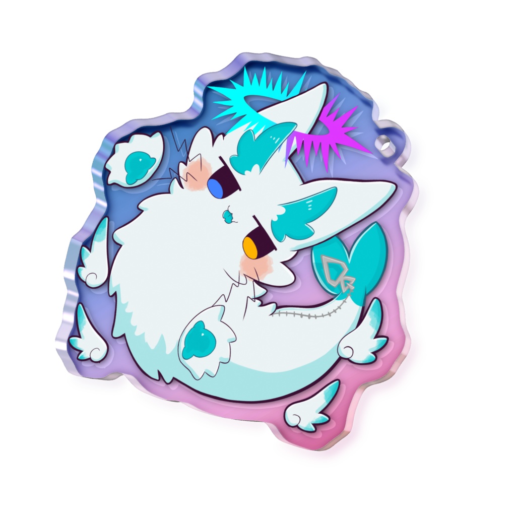 オーロラちびアクキー