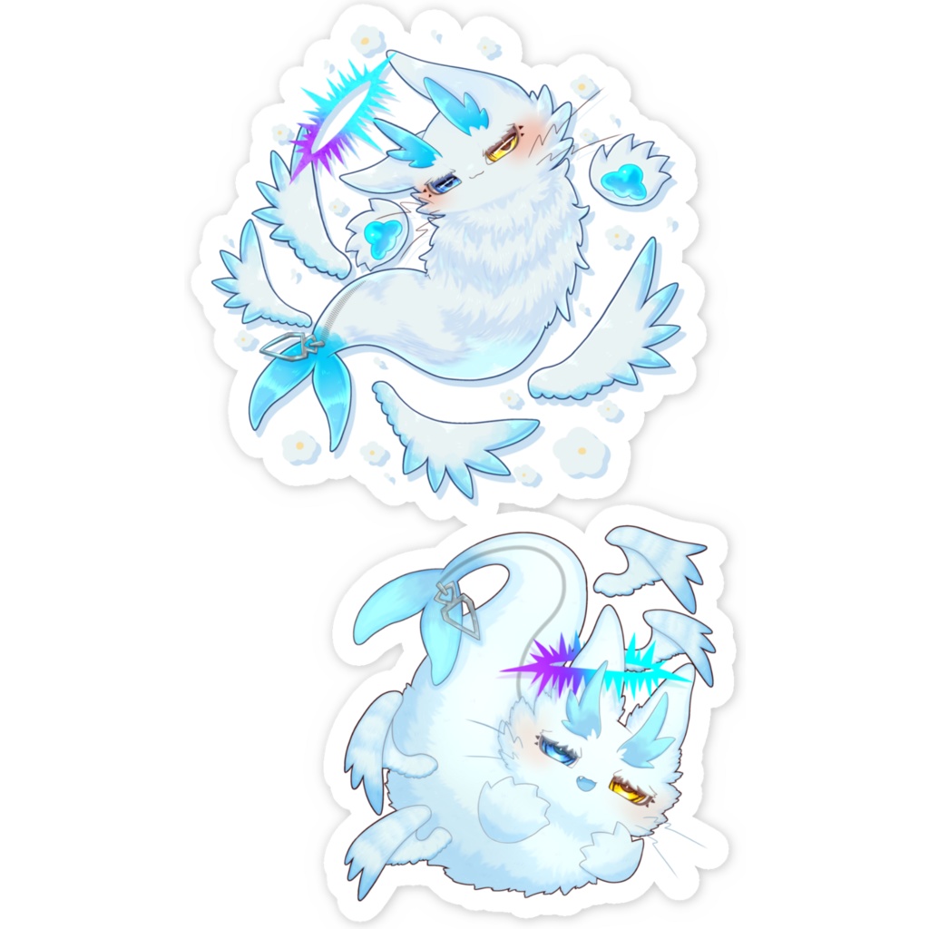 等身大ぬいちゃんステッカー