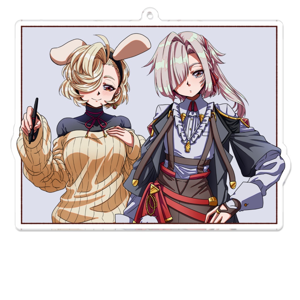 卯鳥天赤子擬人化コンテスト2024冬優勝デザインアクキー