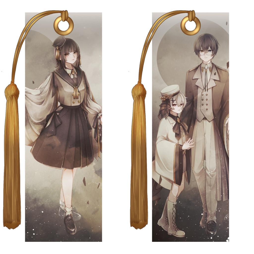 タッセル付しおりセット