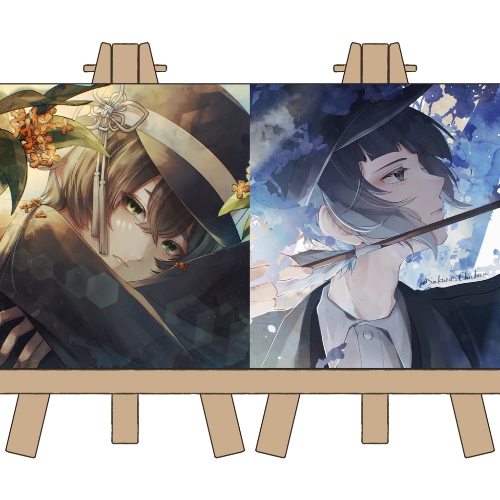 ミニキャンバス【イーゼル付き】