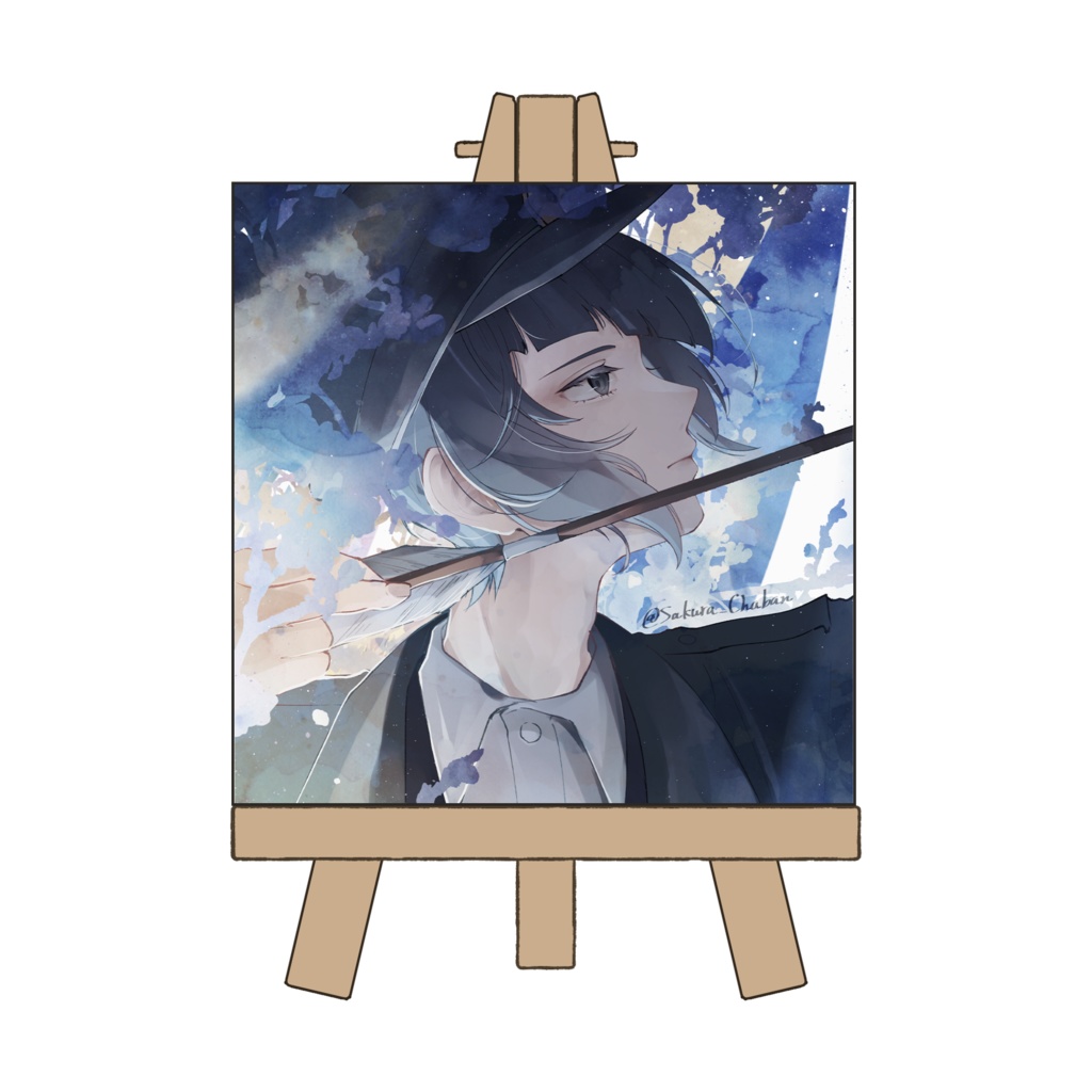 ミニキャンバス【イーゼル付き】