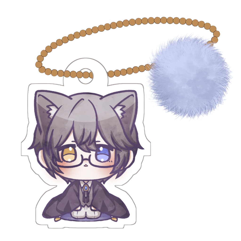 みまもりにゃんこキーホルダー