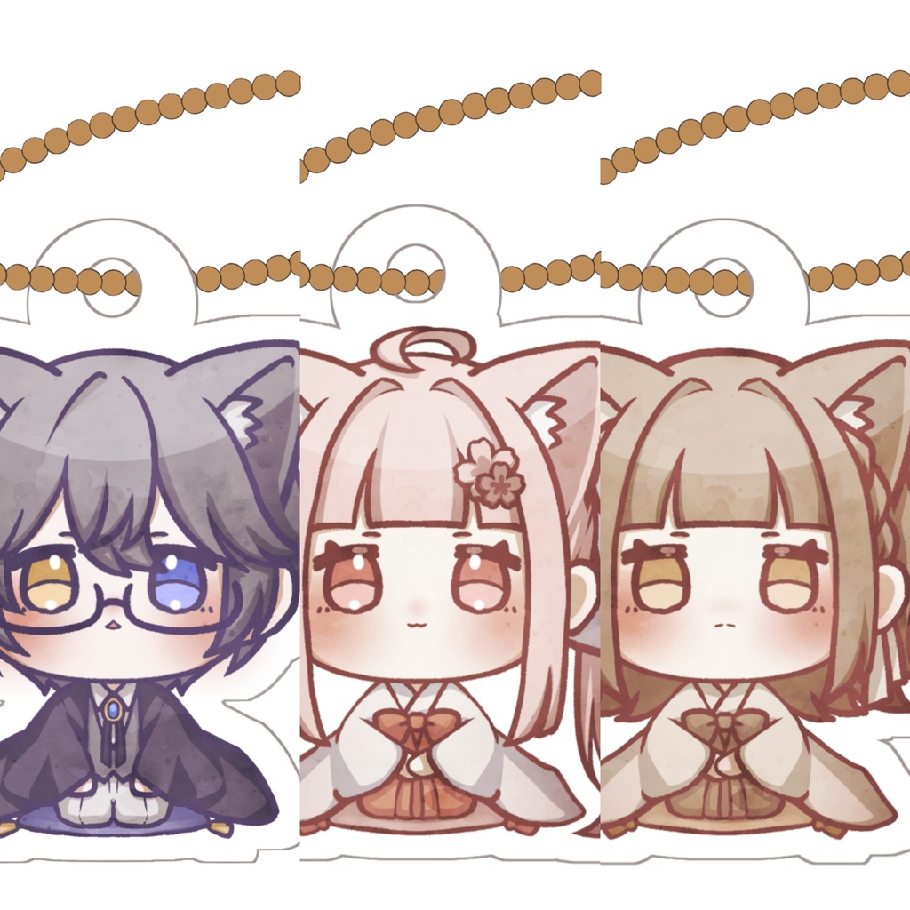 みまもりにゃんこキーホルダー