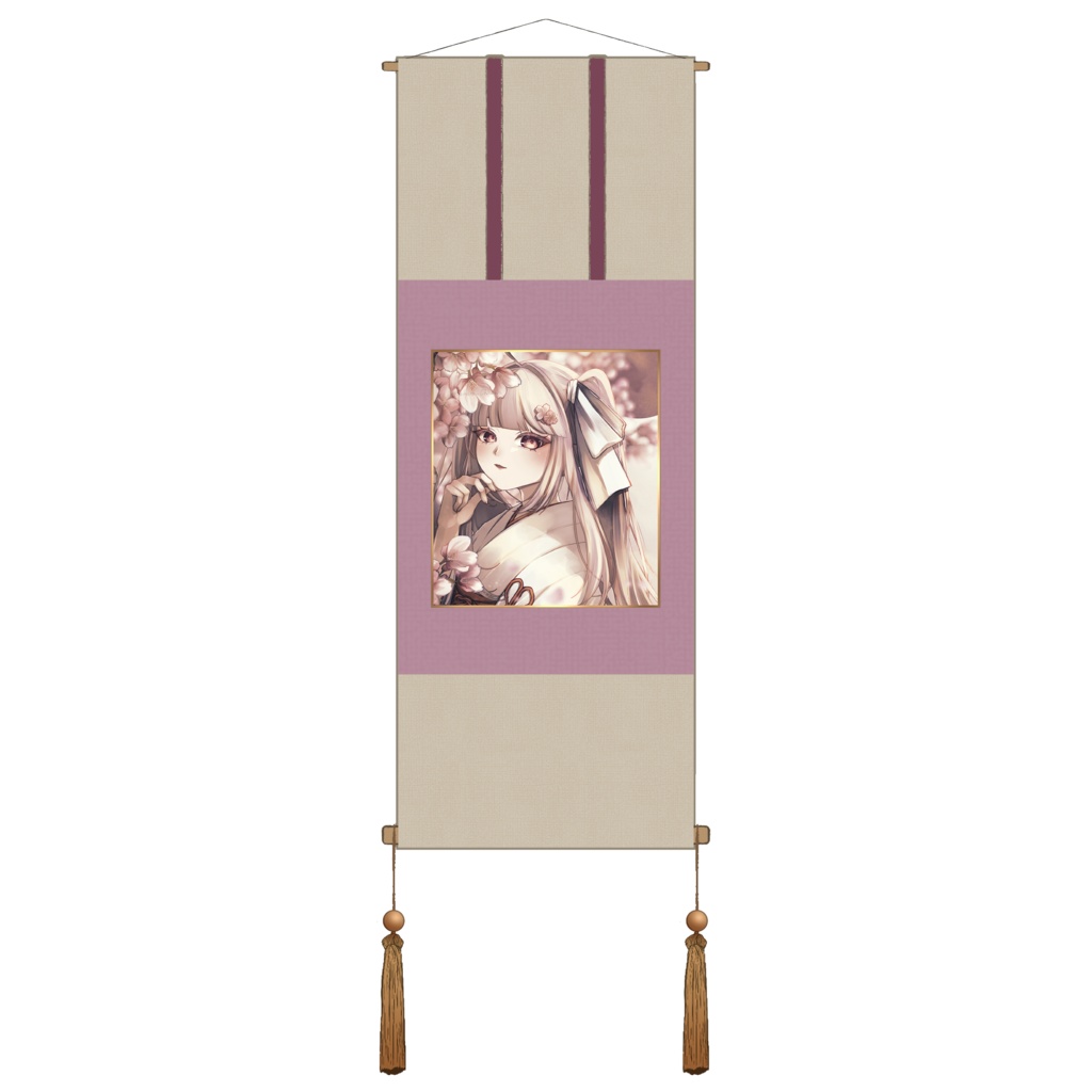 【入れ替え可能】ミニ掛け軸【ハンドメイド】
