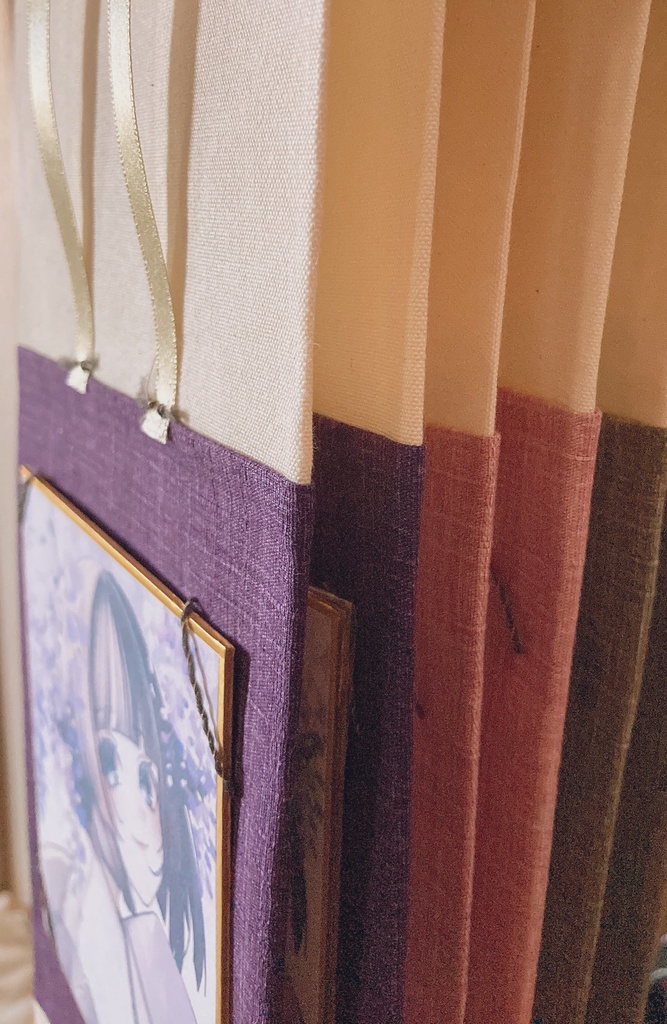 【入れ替え可能】ミニ掛け軸【ハンドメイド】