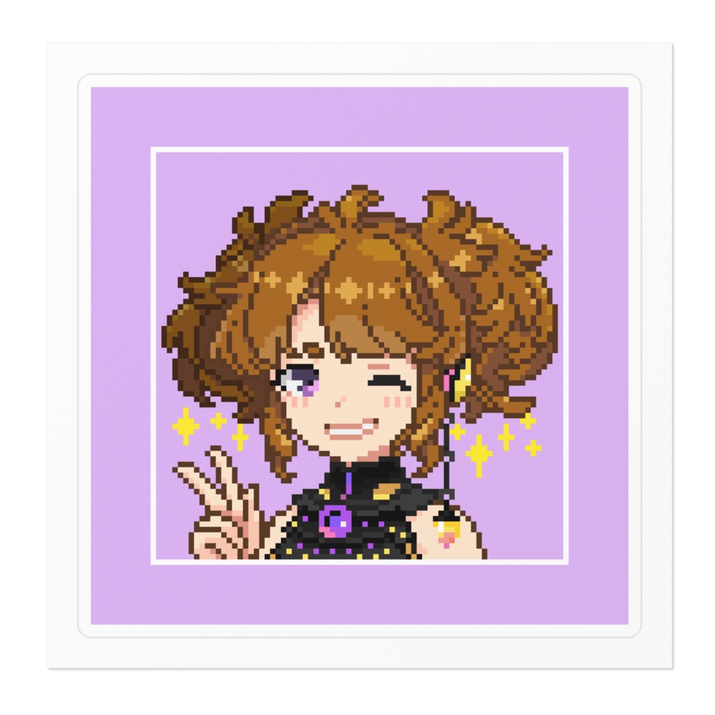 羽柴てんまステッカー☆100×100mm