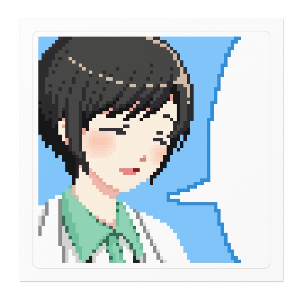 美談くに_ふきだし_ステッカー