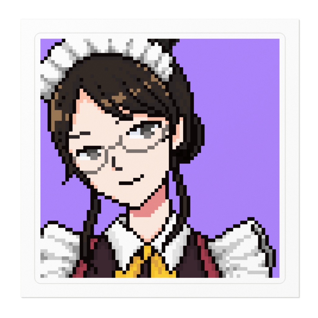 京橋リオナ_メイド_ステッカー