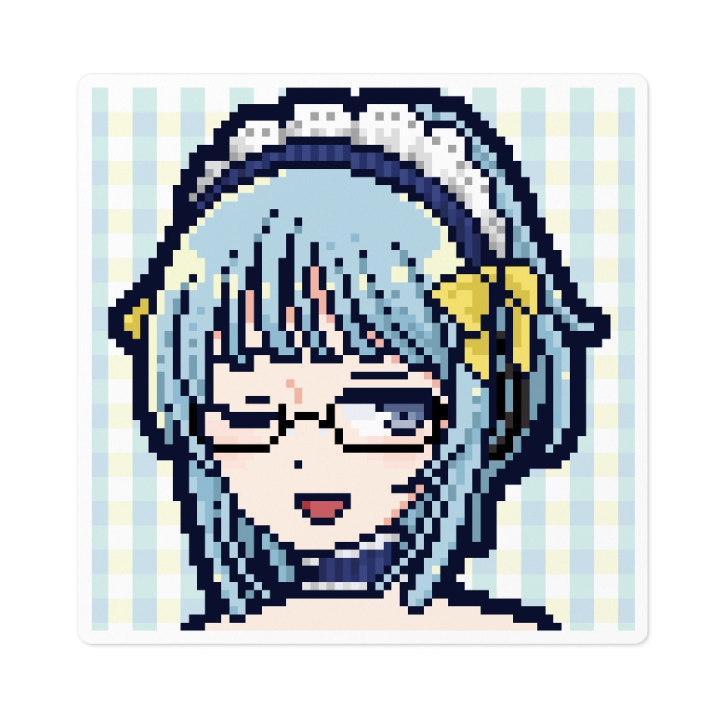 美深ふぶ_メイド_ステッカー