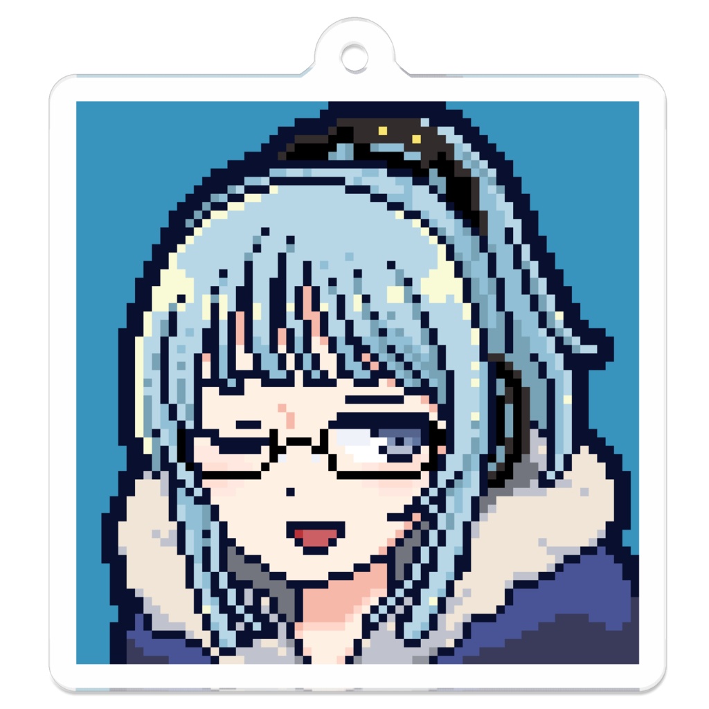 美深ふぶ_デフォ服_アクキー