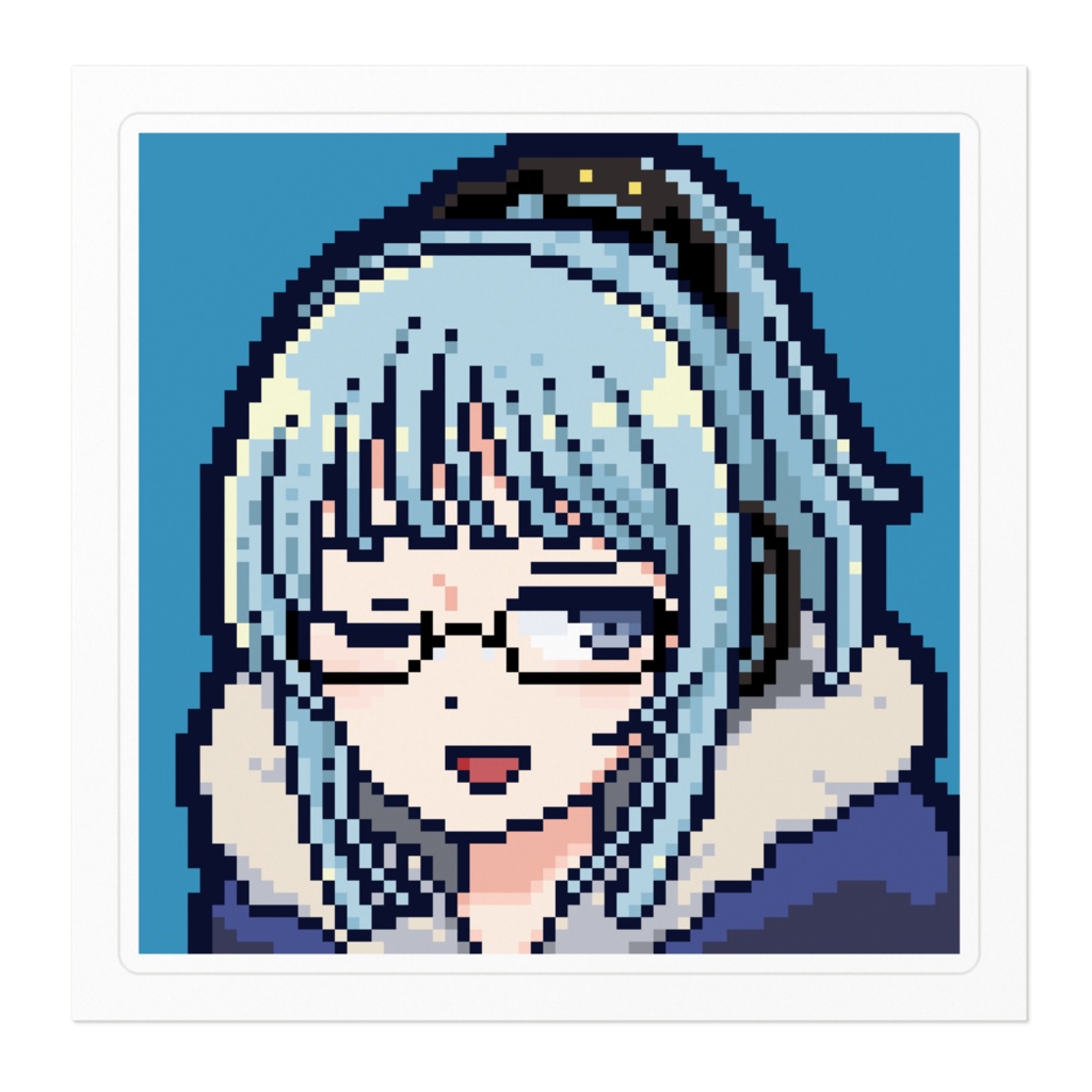 美深ふぶ_デフォ服_ステッカー