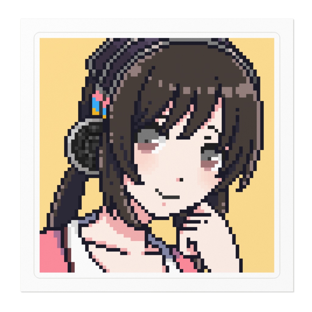 粟生津しいら_ステッカー