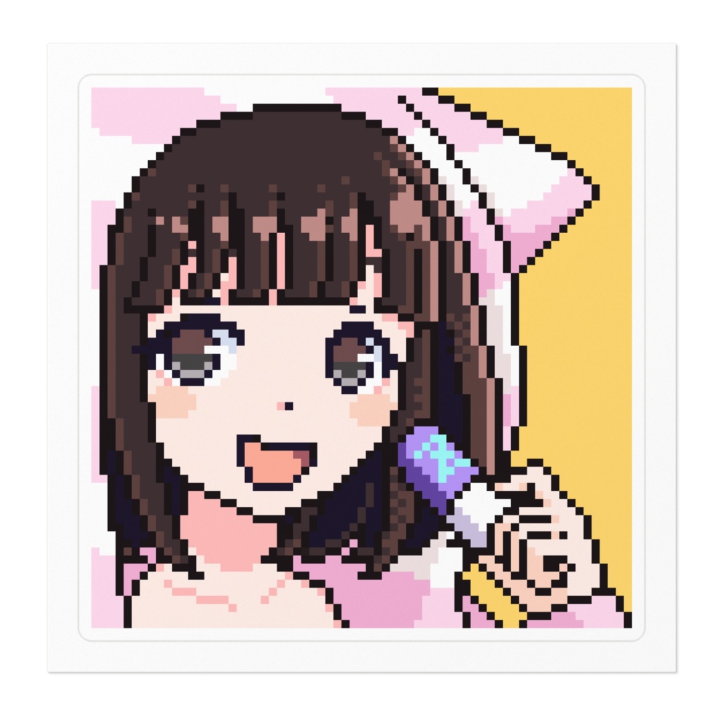 花畑もえ_パジャマ_ステッカー