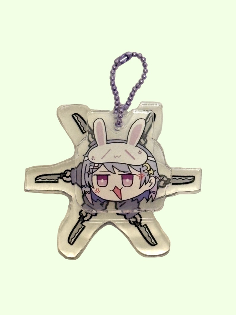 回る!デスノカキーホルダー【やや小さめver】