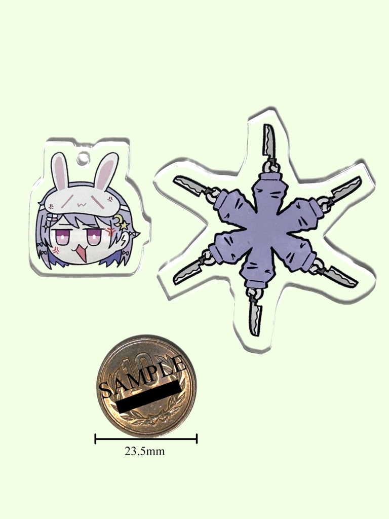 回る!デスノカキーホルダー【やや小さめver】