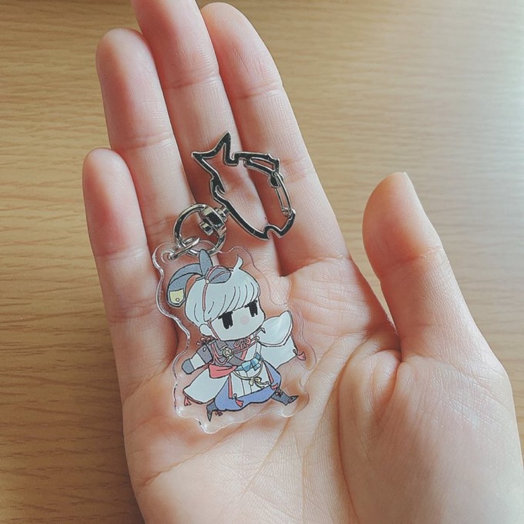 渡辺が通過するアクリルキーホルダー