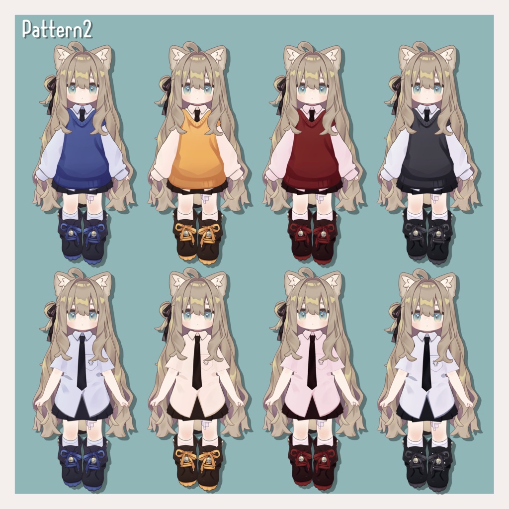シンプルデフォルト衣装テクスチャ - Simple Outfit Texture -