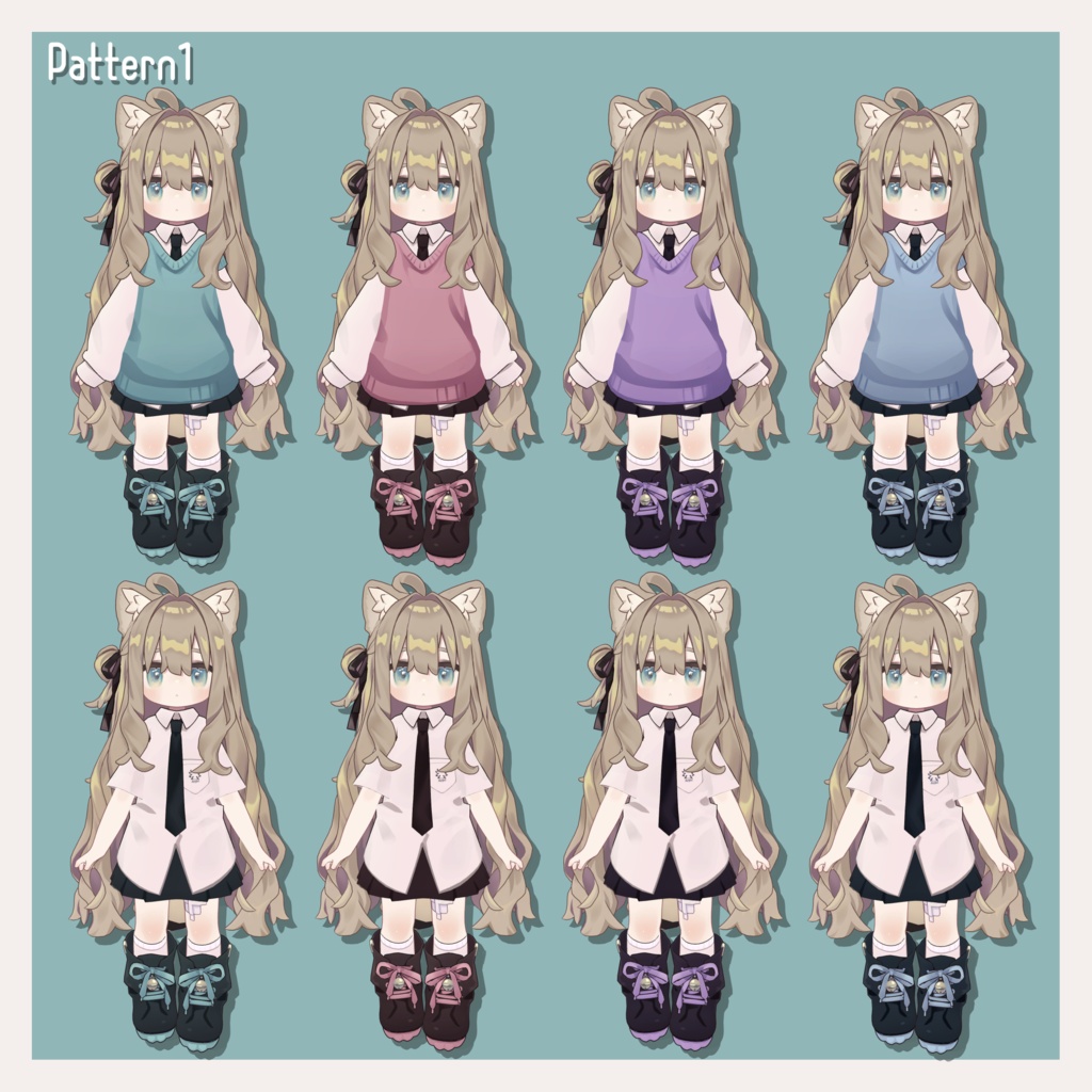シンプルデフォルト衣装テクスチャ - Simple Outfit Texture -