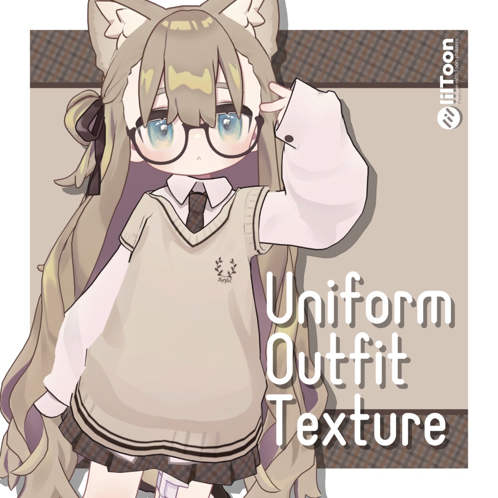 制服風デフォルト衣装テクスチャ - Uniform Outfit Texture -