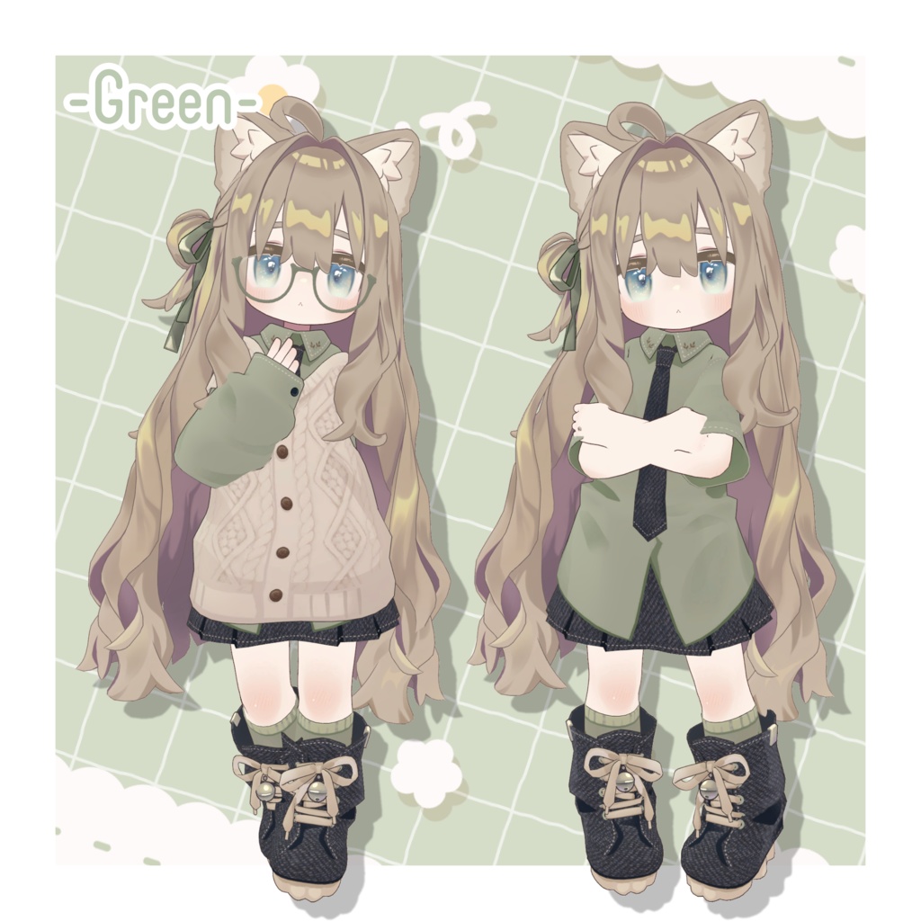 編み込みデフォルト衣装テクスチャ - Amikomi Outfit Texture -